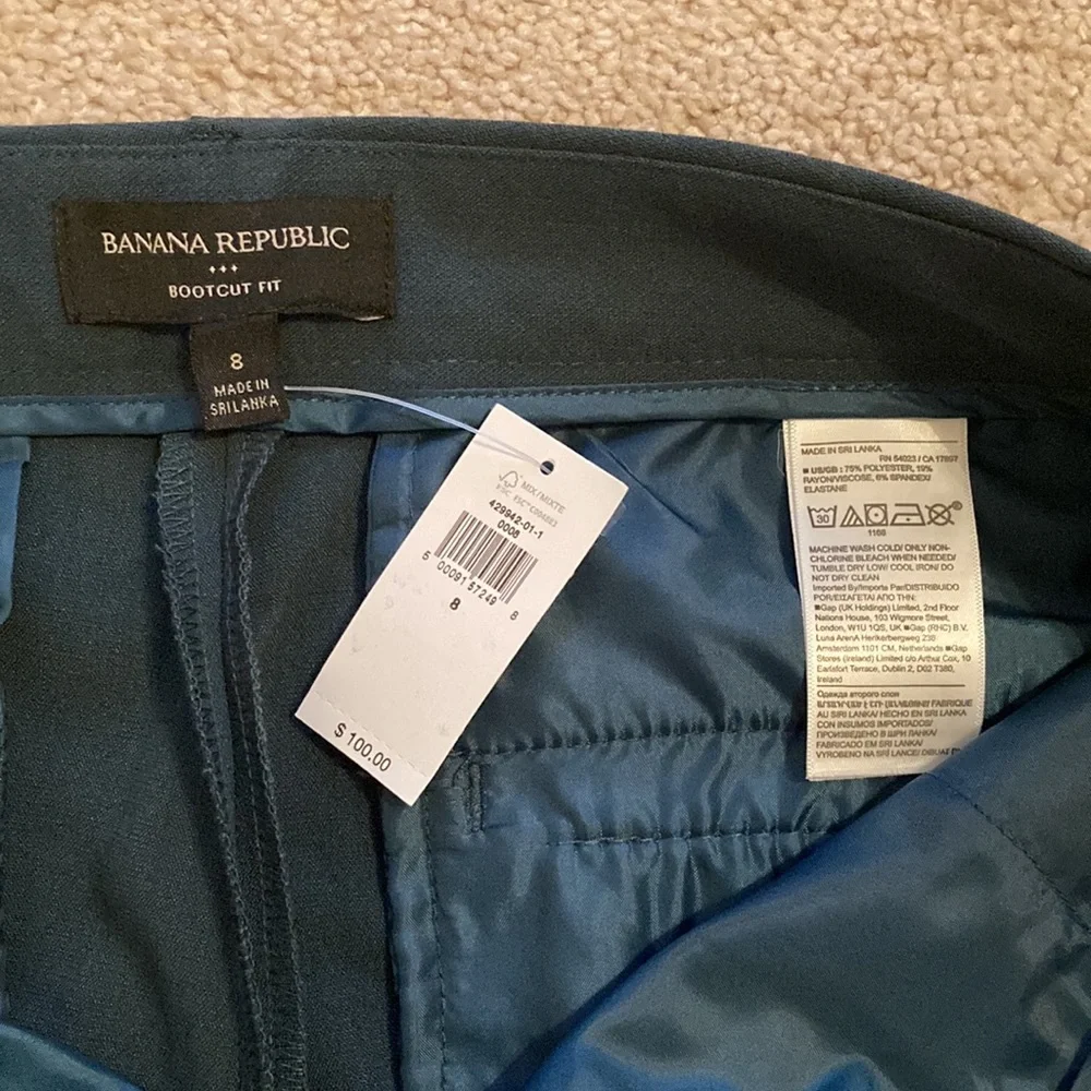 Banana Republic Green Bootcut Pants - Picture 3 of 5